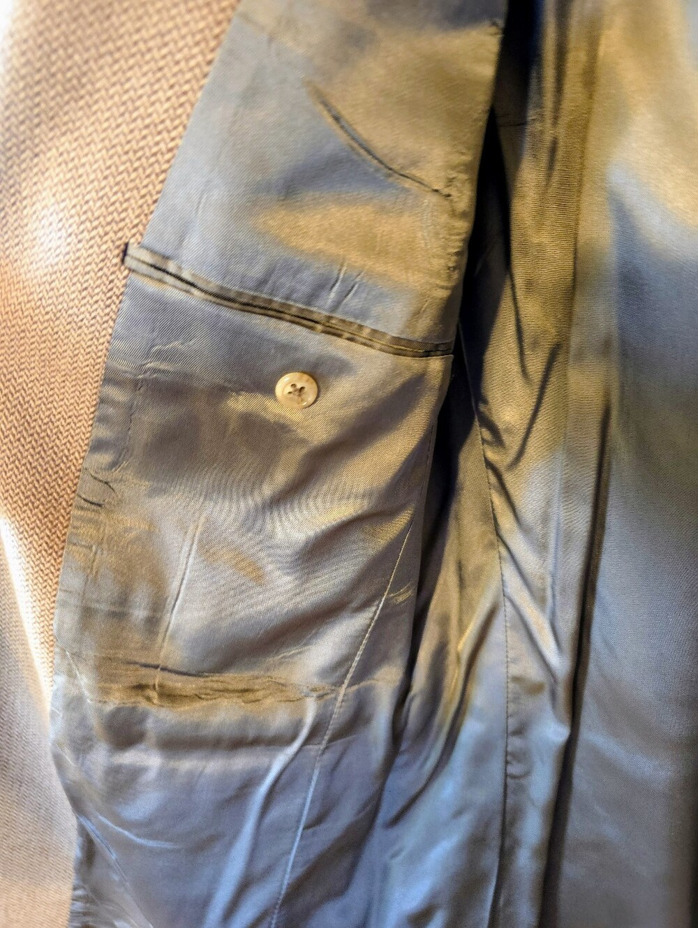 Corbin for Dillards (40R) Tan Ventless Sport Coat - Picture 5 of 7